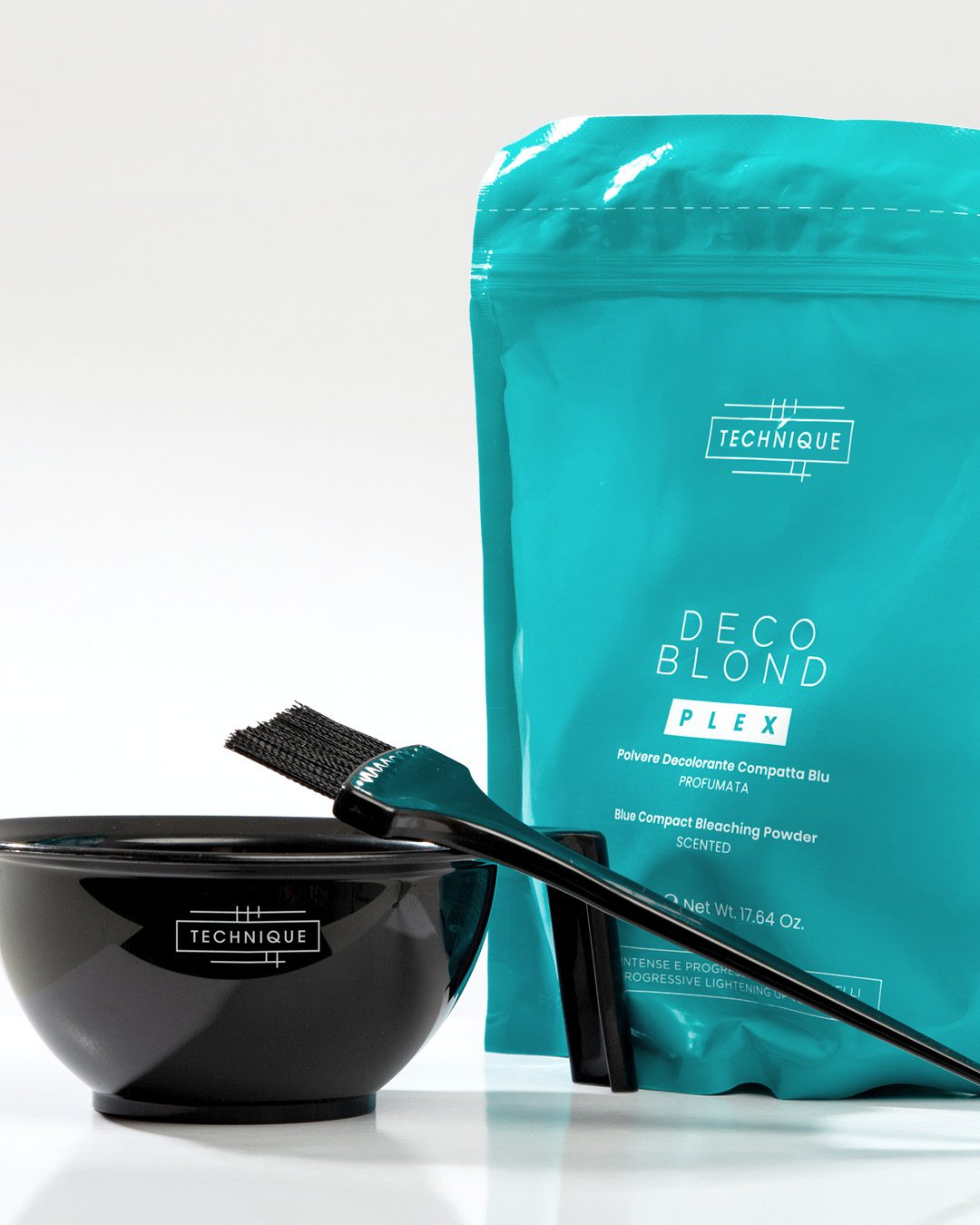 Порошок Technique Decoblond Plex с миской и кистью